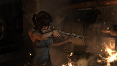 Lara et un fusil automatique? est-ce que ça va ensemble?