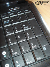 Pavé numérique de l'Asus K50IN