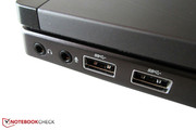 A droite 2 ports USB 3.0.