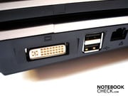 DVI et 2 USB 2.0 sur la gauche.