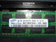 Détails de la RAM DDR3-1066