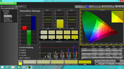 CalMAN - Color saturation (calibrated)