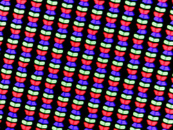 Cliché des sous-pixels au microscope