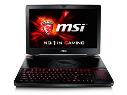 Le MSI GT80S 6QF Titan SLI, gracieusement fourni par MSI Taiwan.