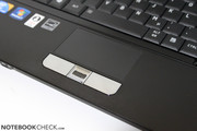 Le touchpad avec lecteur d'empreintes digitales.