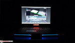 L'Alienware 17 est impressionnant dans le noir.