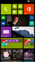 Il y a beaucoup d'espace sur l'écran d'accueil du Lumia 1520.