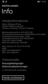 Windows Phone 8.1 update 1 est pré-installé.