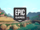 Une capture d'écran du jeu avec le logo Epic Games en haut.