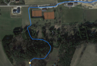 GPS Garmin Edge 500 : forêt.