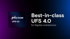 Micron dévoile ses derniers modules UFS. (Source : Micron)