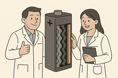 Nouvelle technologie de batterie : Une avancée réalisée par un laboratoire sud-coréen promet une densité énergétique et une durabilité accrues. (Source de l'image : GPT-image-1)