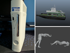 Le kit de développement Xbox 360 de Rockstar North est photographié à côté du contenu coupé pour le titre