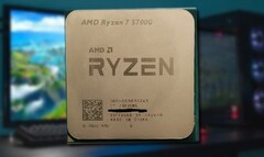 L&#039;APU de bureau AMD Ryzen 7 5700G est doté d&#039;un iGPU Radeon Vega 8. (Image source : Chiphell/MakeUseOf - édité)