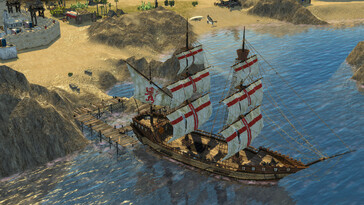 Une image représentant un navire dans Stronghold Crusader 2.