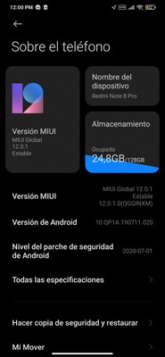 La version V12.0.1.0.QGGINXM est en cours de déploiement pour la sélection des téléphones portables. (Source de l'image : Mi Community)