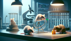 Des essais réussis sur des souris pourraient permettre de guérir l'anorexie mentale chez l'homme (Généré à l'aide de DALL-E 3)