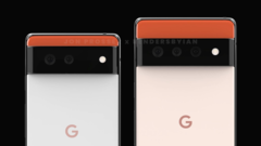 Les &quot;Pixel 6 et 6 Pro&quot;. (Source : FrontPageTech)