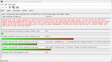 LatencyMon - Vue d'ensemble