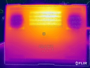 Test de résistance aux températures de surface (en bas)