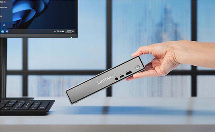 Le ThinkCentre Neo 50q Gen 7 mesure 240 x 250 x 186 mm.