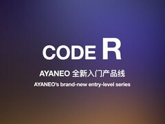 L&#039;Ayaneo Code R est le premier appareil d&#039;une gamme d&#039;appareils d&#039;entrée de gamme du fabricant. (Source de l&#039;image : Ayaneo)