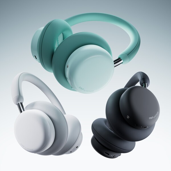 Le CMF Headphone Pro est disponible en trois couleurs. (Source de l'image : CMF by Nothing)