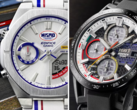 De droite à gauche (photo) - Casio Edifice EFS-S641TMS-1A, et l'ECB-S10NIS-7AJR Heritage Edition. (Source de l'image : Casio)