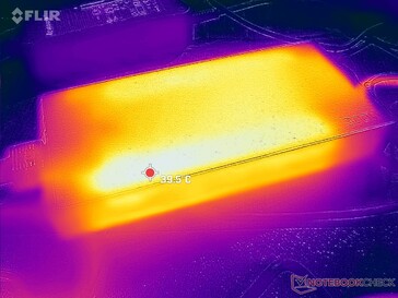 L'adaptateur secteur peut atteindre une température supérieure à 40 °C en cas de fonctionnement prolongé de charges exigeantes