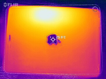 Carte thermique du dos