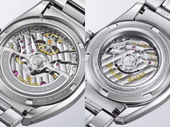 Les deux nouveaux modèles Grand Seiko — SLGH039 et STGK039 sont dotés de fonds de boîtier transparents.