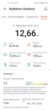 Huawei Watch GT 2 Pro - Tour à vélo : vue générale.
