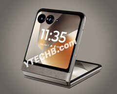 Le Motorola Razr 70 reprend apparemment en grande partie le design de son prédécesseur.