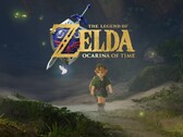Link du remake de Zelda: Ocarina of Time en train d’explorer Hyrule