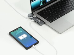 Le hub USB-C 5-en-1 de Plugable prend en charge la connexion à un écran 6K@60Hz. (Source de l&#039;image : Plugable)