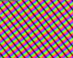 Sous-pixels IPS granuleux en raison de la couche mate
