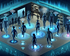 WhoFi peut identifier les personnes se trouvant dans une zone Wi-Fi avec une précision de 95,5 %. (source de l'image : DallE3)