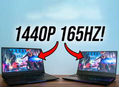 Le 1440p pourrait devenir la nouvelle résolution standard pour les ordinateurs portables de jeu dans les deux prochaines années. (Source de l'image : Jarrod's Tech)