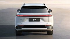 Le G9 est le premier véhicule électrique de XPeng destiné à être vendu à l'étranger (image : XPeng)
