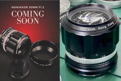 L'objectif manuel rétro ArtraLab Nonikkor Nocty 50 mm f/1.2 a fait l'objet d'une fuite, confirmant un design très risqué. (Source de l'image : ArtraLab / Nikon Rumors - édité)