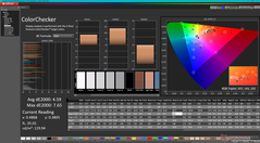 ColorChecker (paramètre Vibrant par défaut)