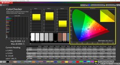 CalMAN ColorChecker calibré