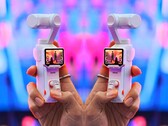 L'Insta360 Luna Ultra blanc dans les images de prise en main divulguées (éditées).