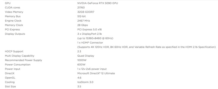 La carte RTX 5090 AMP Extreme Infinity est séduisante sur le papier. (Source de l'image : Zotac)