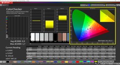 CalMAN ColorChecker (Profil : P3)