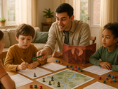 Lors d'une session de D&amp;D, un maître de jeu a remarqué qu'un enfant avait du mal à distinguer le jaune du bleu, signe d'une forme rare de daltonisme. (Source de l'image : OpenAI)