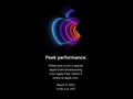 l'événement "Peek Performance" deApple se tiendra bientôt (image via Apple)