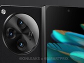 Le OnePlus Open pourrait être l'un des plus petits smartphones pliables commercialisés à ce jour. (Source de l'image : @OnLeaks &amp; SmartPrix)