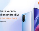 Android 12 est disponible en version limitée pour les Mi 11, Mi 11i et Mi 11 Ultra. (Image source : Xiaomi via @stufflistings)