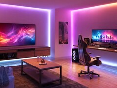 La guirlande lumineuse néon pour doublure murale de Govee est compatible avec Matter. (Source de l'image : Govee)